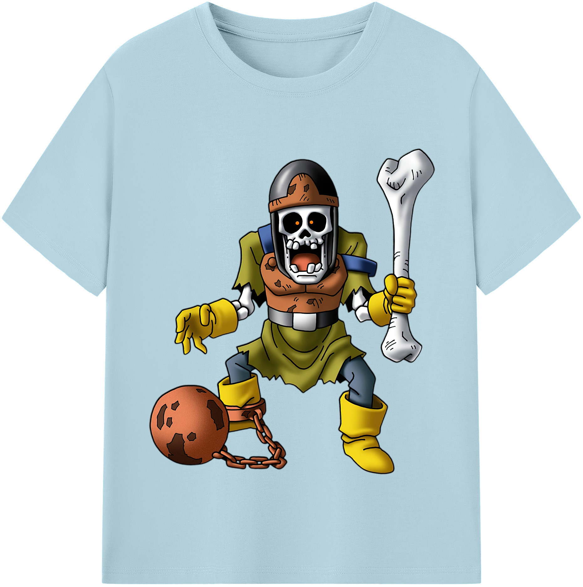 （画像用） ドラゴンクエスト Doragon Kuesuto Dragon Quest 綿100％半袖Tシャツ（フロントプリント）